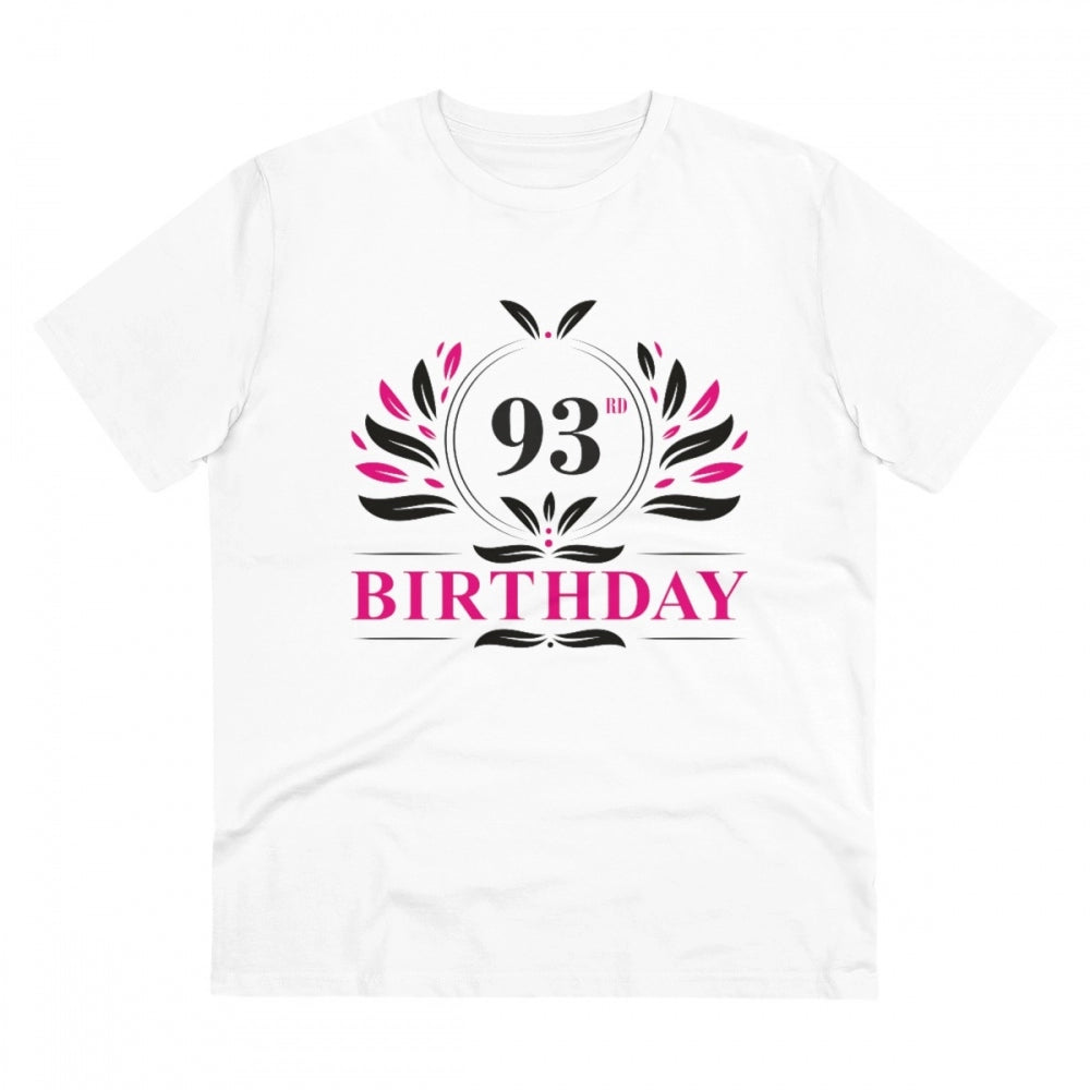 Men's PC Cotton 93rd Birthday Printed T-Shirt