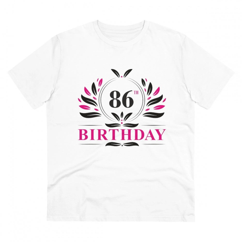 Men's PC Cotton 86th Birthday Printed T-Shirt