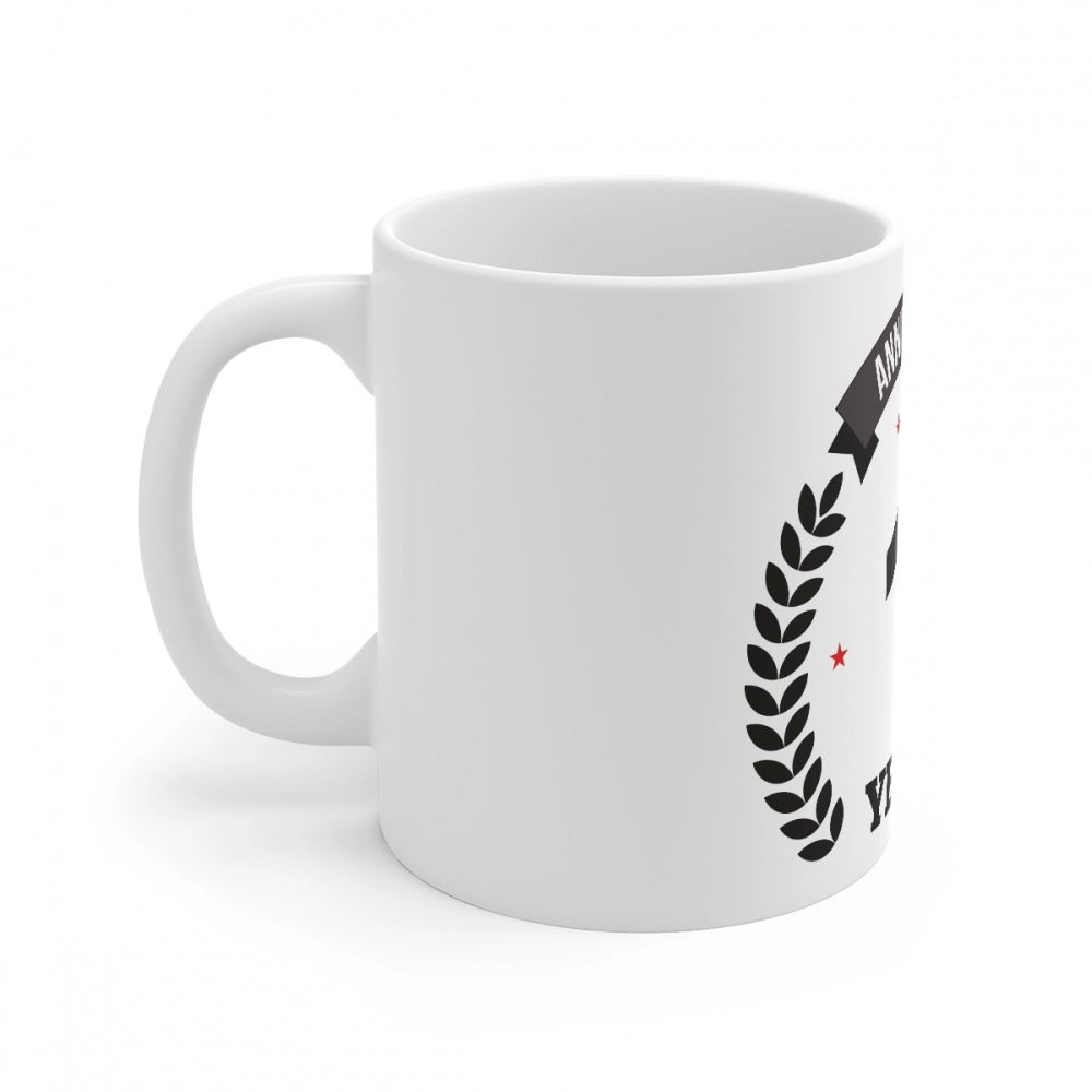 Ceramic 3rd Anniversary Printed Coffee Mug