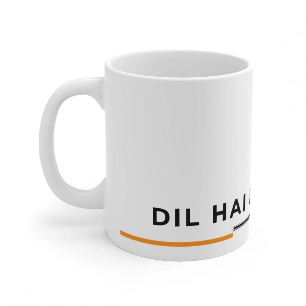 Ceramic Dil Se Hindustani Printed Coffee Mug