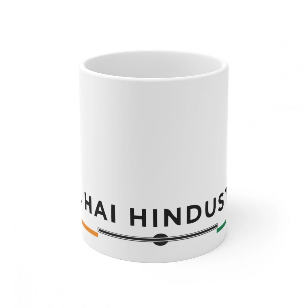 Ceramic Dil Se Hindustani Printed Coffee Mug