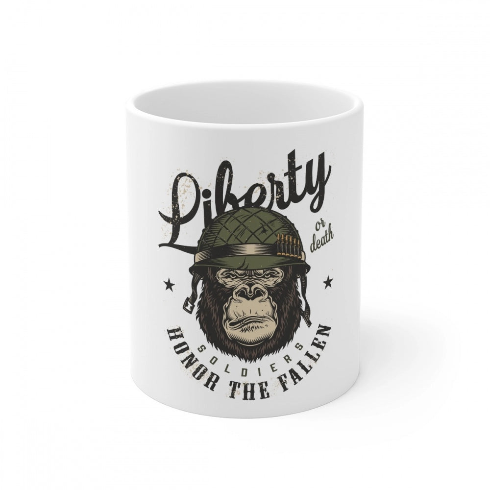 Ceramic Gorila Desing Printed Coffee Mug · 1060
