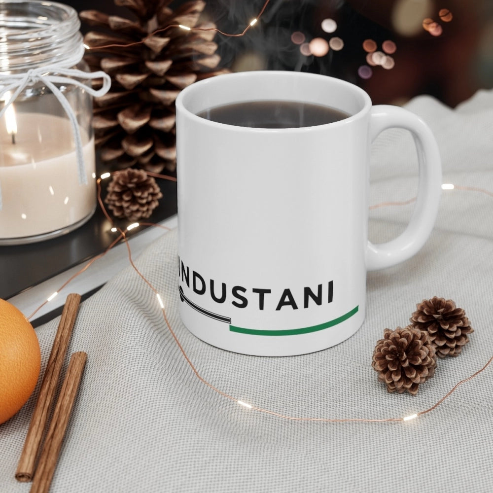 Ceramic Dil Se Hindustani Printed Coffee Mug