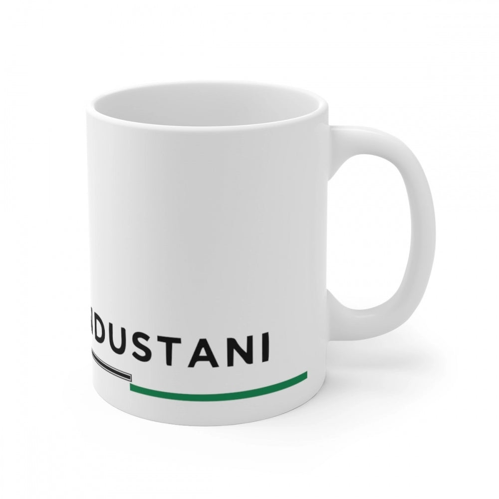 Ceramic Dil Se Hindustani Printed Coffee Mug