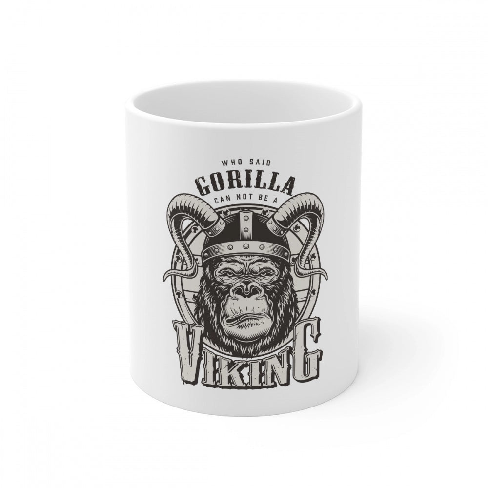 Ceramic Gorila Desing Printed Coffee Mug · 1058