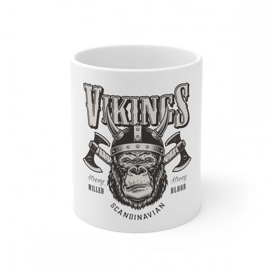 Ceramic Gorila Desing Printed Coffee Mug · 1057