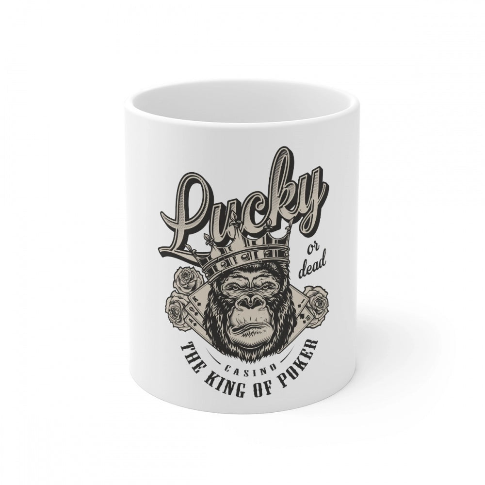 Ceramic Gorila Desing Printed Coffee Mug · 1056