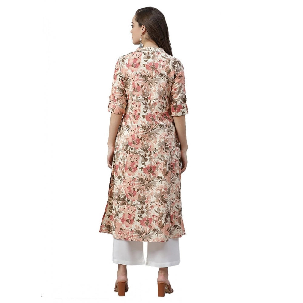 Women's Cotton Printed Floral Print Kurti