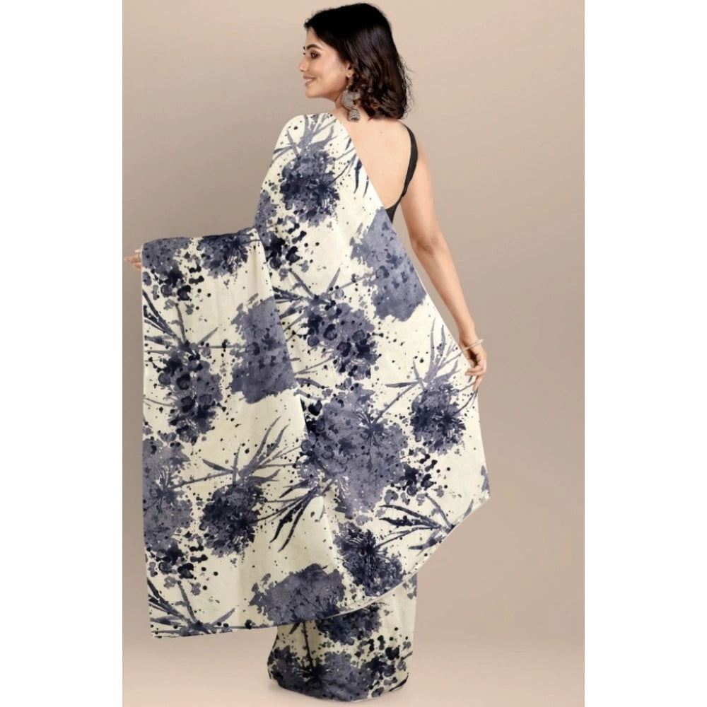 Women's Joya Silk Saree — Black