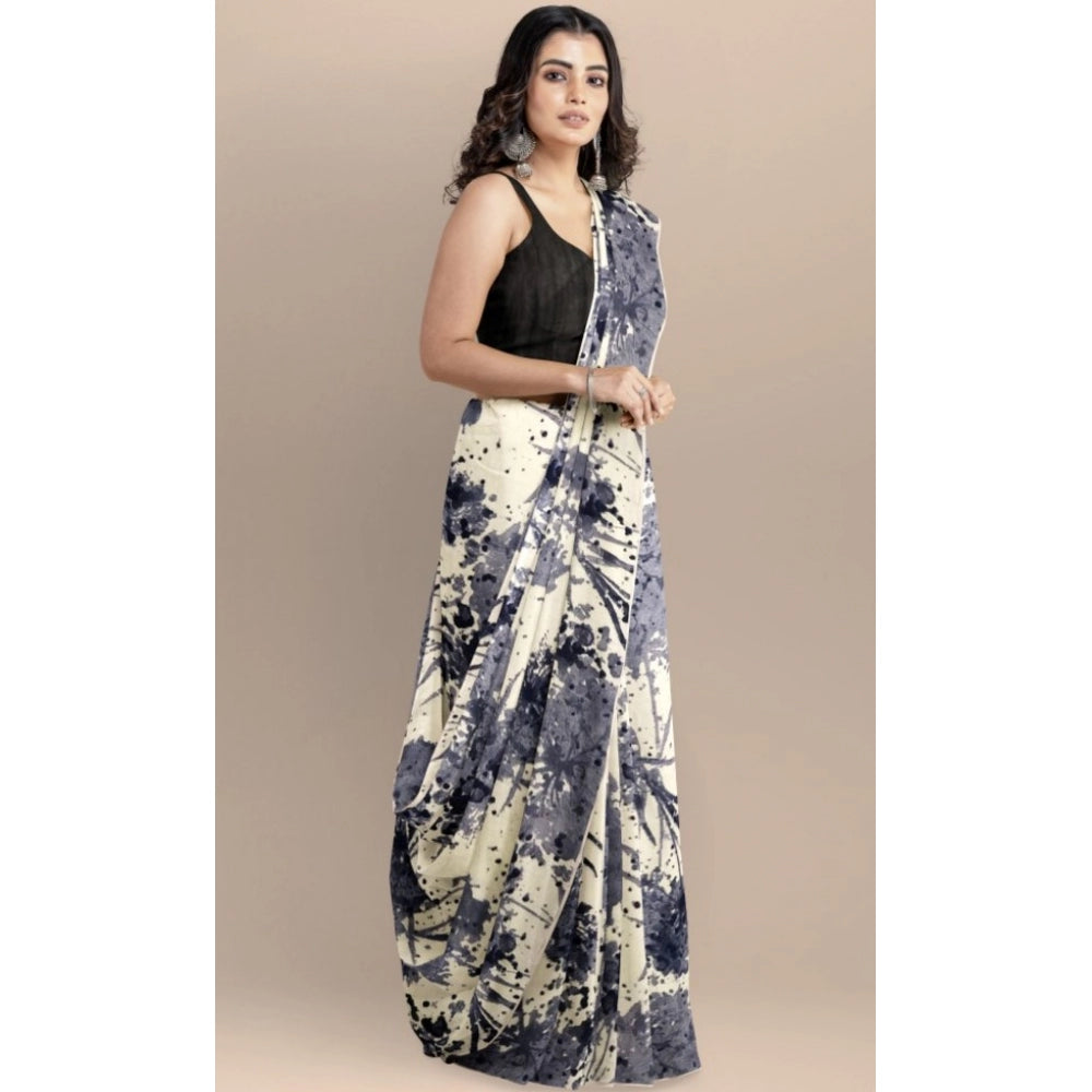 Women's Joya Silk Saree — Black