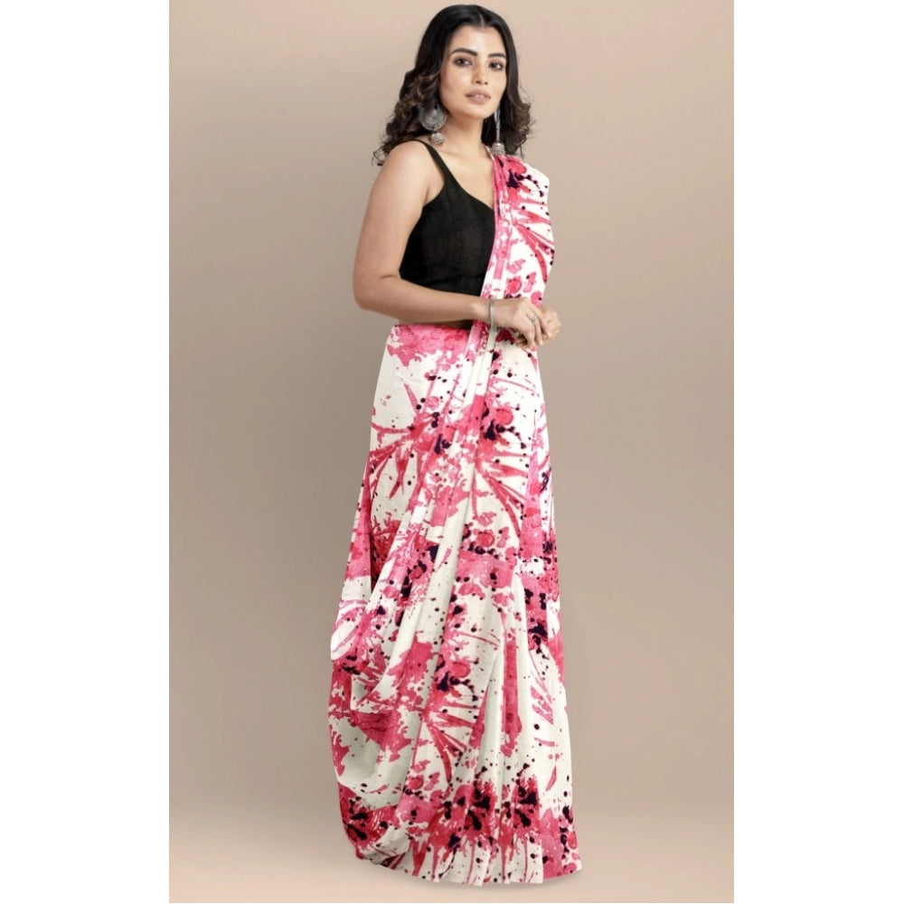 Women's Joya Silk Saree — Pink