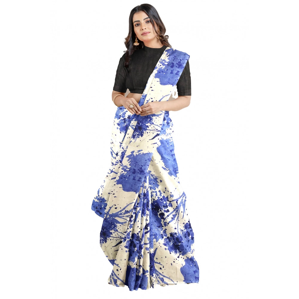 Women's Joya Silk Saree — Blue
