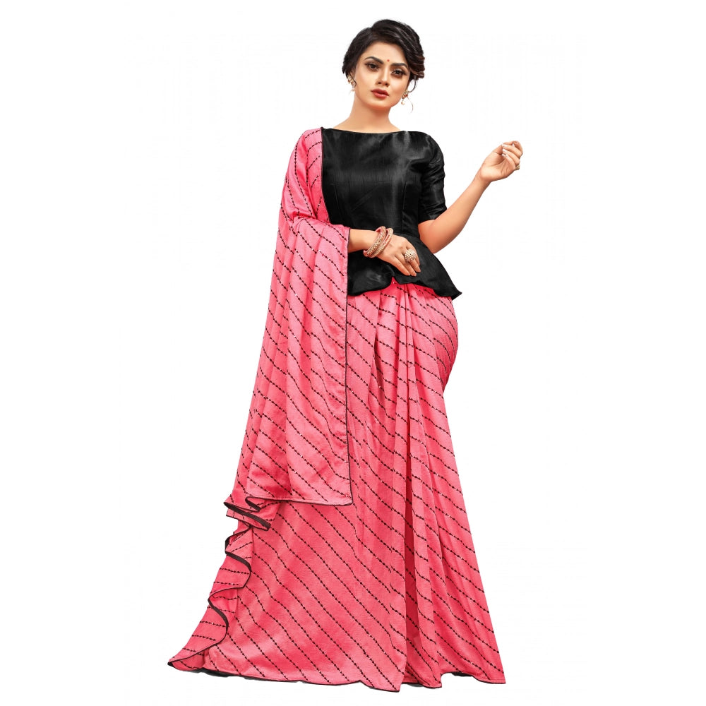 Women's Vichitra Saree — Gajari