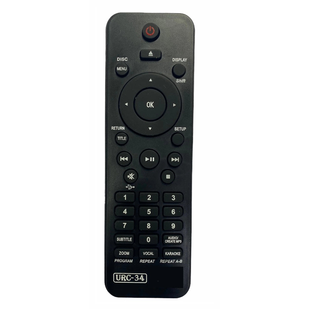 Dvd Remote No. Urc34