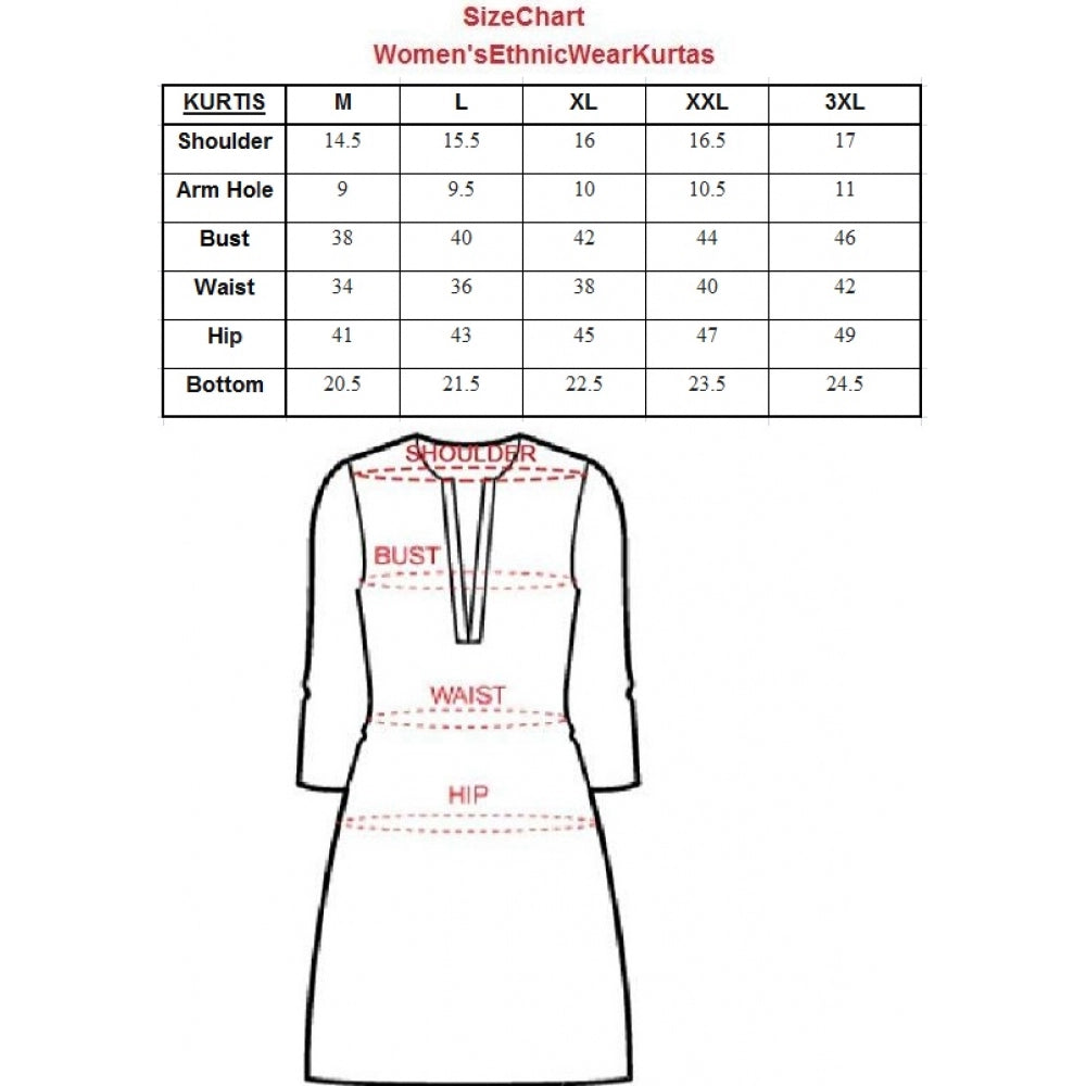 Women's Cotton Printed Floral Print Kurti