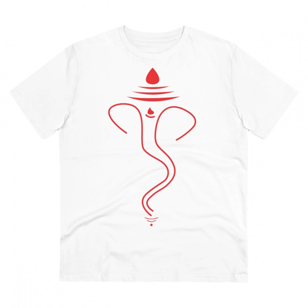 Men's PC Cotton Ganesh Printed T-Shirt · 75_L