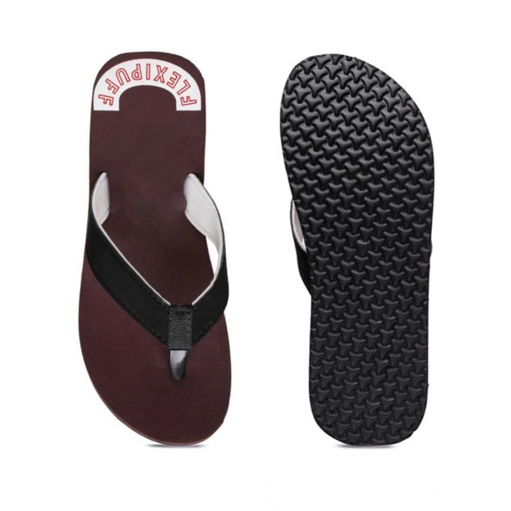 Unisex Rubber Orthopedic Doctor Slipper And Flip Flops — Maroon