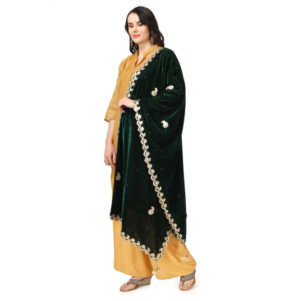 Women's Velvet Gotta Patti Dupatta · 0749