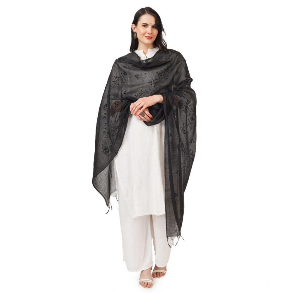 Women's Cotton Embroidered Dupatta · 0774
