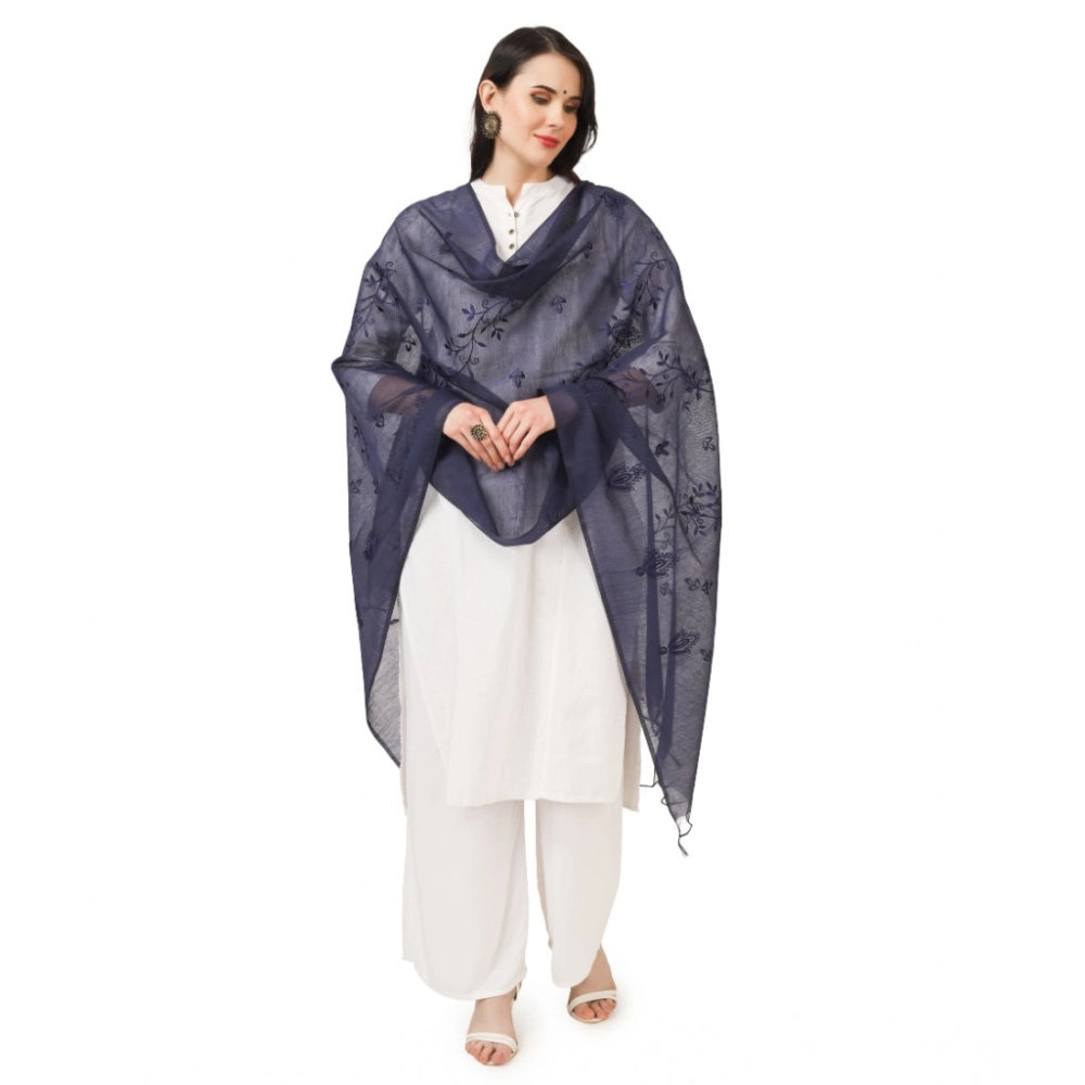Women's Cotton Embroidered Dupatta · 0772