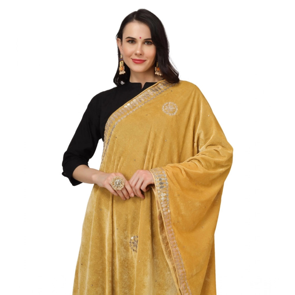 Women's Velvet Gotta Patti Dupatta · 0769