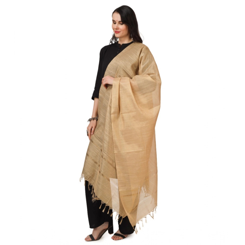 Women's Chanderi Solid Dupatta · 0787