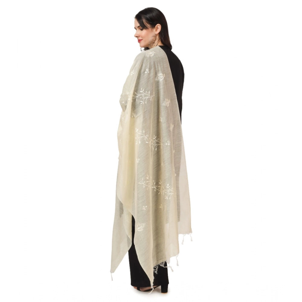 Women's Cotton Embroidered Dupatta · 0784