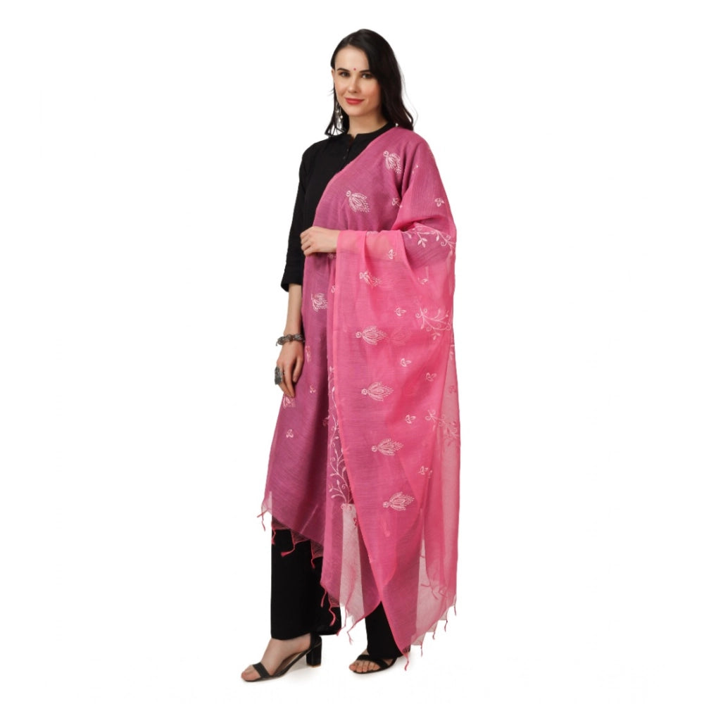 Women's Cotton Embroidered Dupatta · 0785