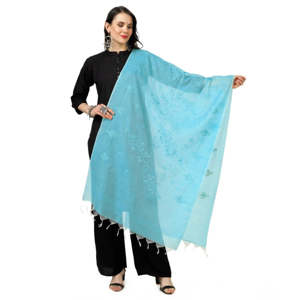 Women's Cotton Embroidered Dupatta · 0783