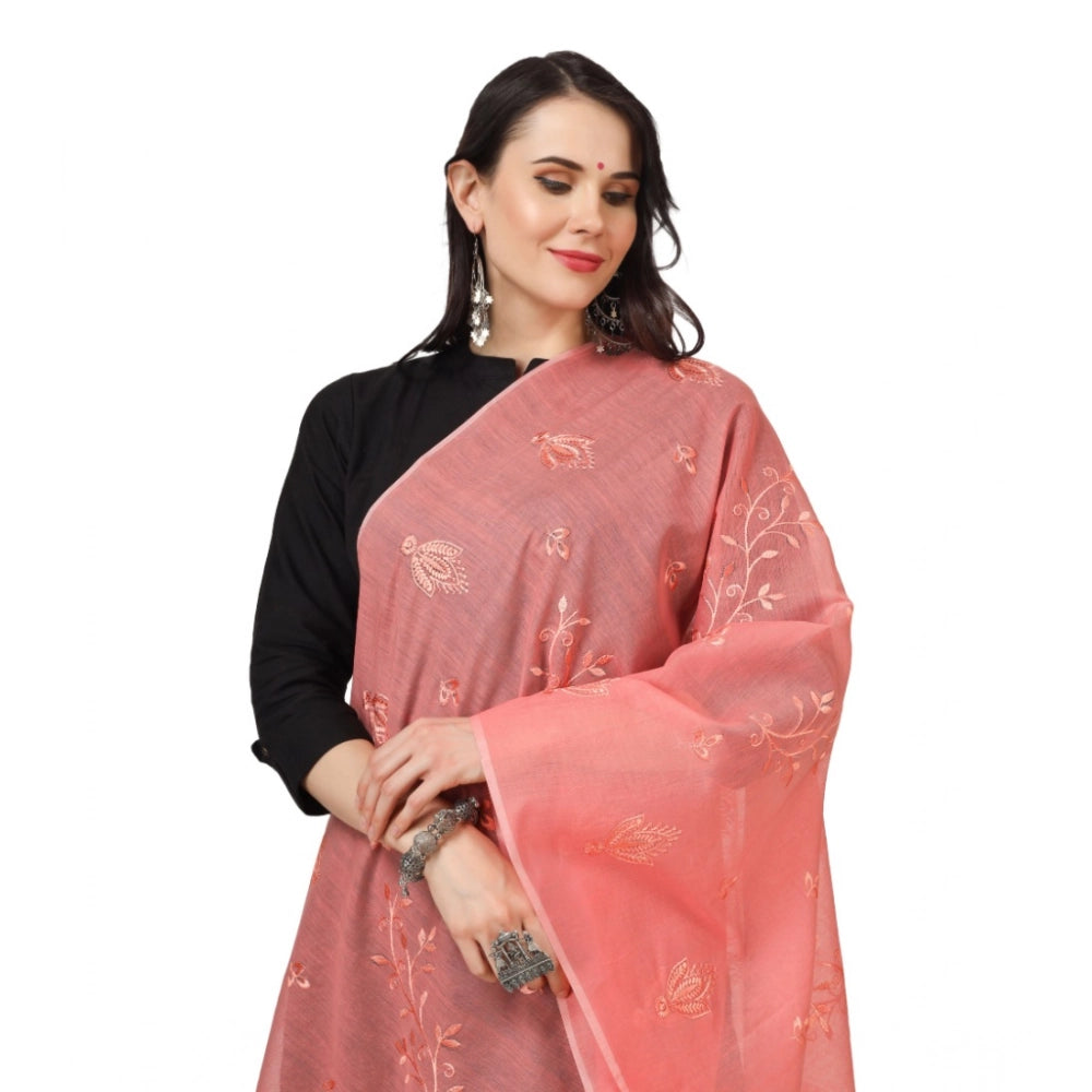 Women's Cotton Embroidered Dupatta · 0782
