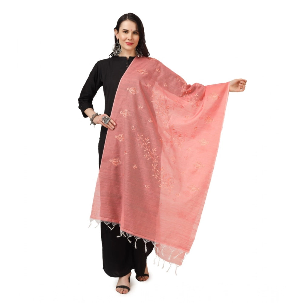 Women's Cotton Embroidered Dupatta · 0782