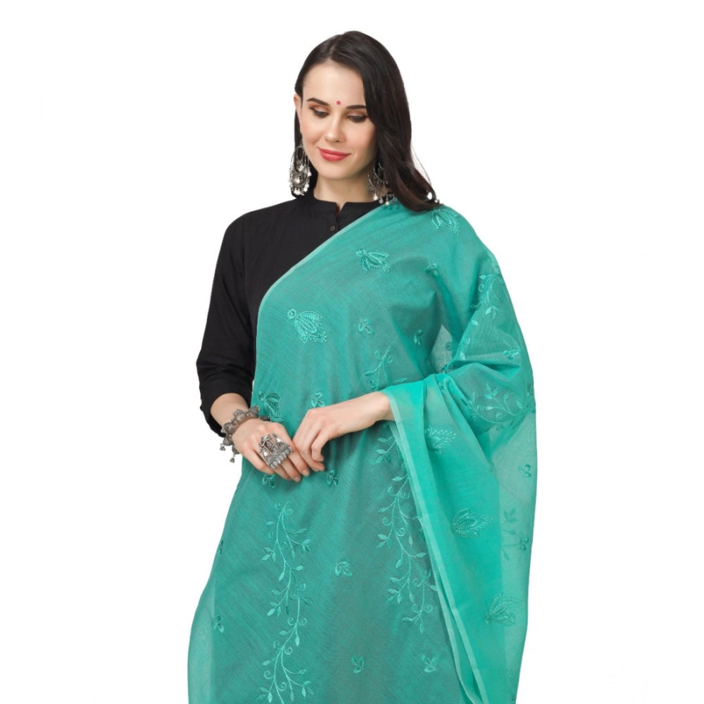 Women's Cotton Embroidered Dupatta · 0781