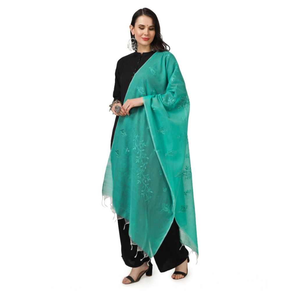 Women's Cotton Embroidered Dupatta · 0781