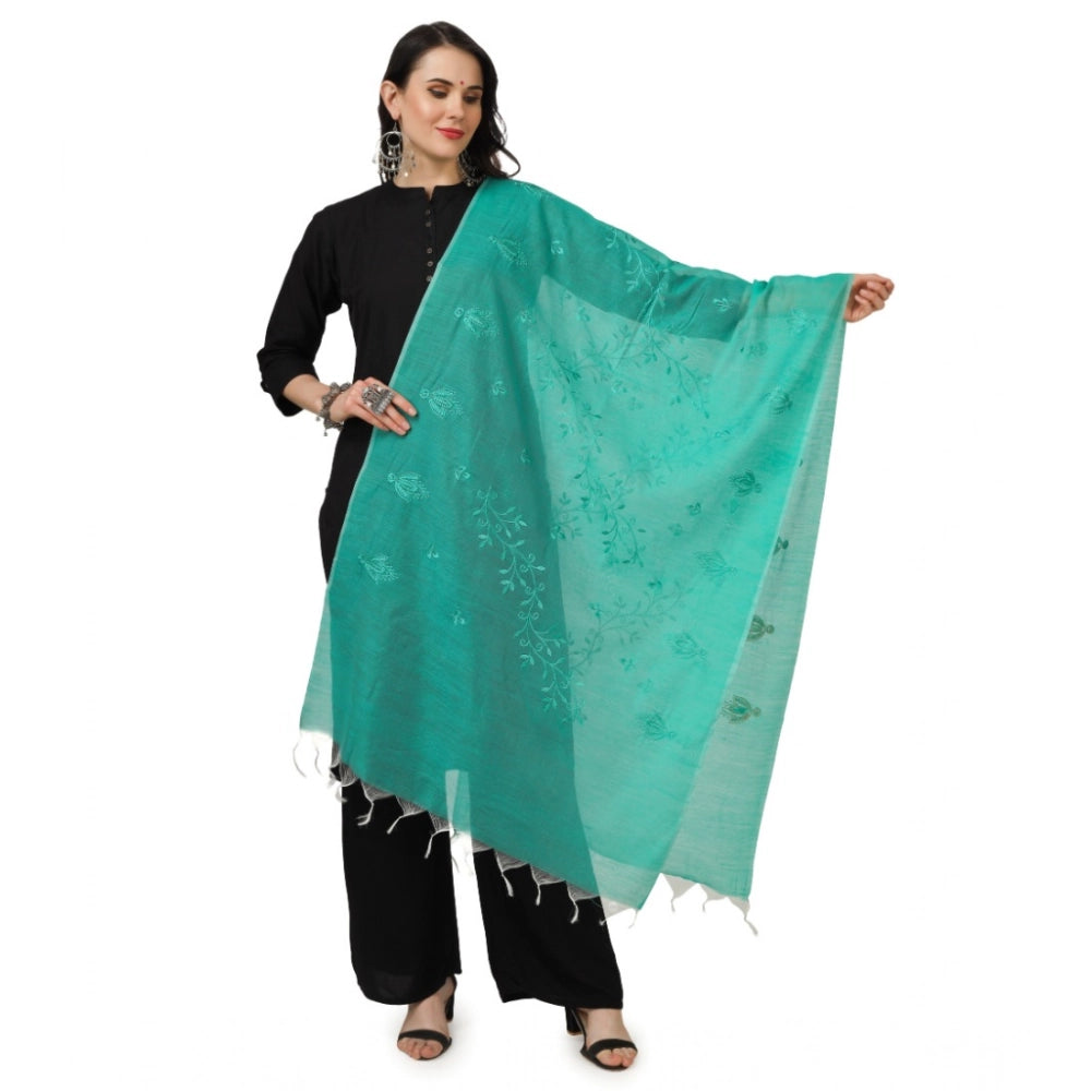 Women's Cotton Embroidered Dupatta · 0781