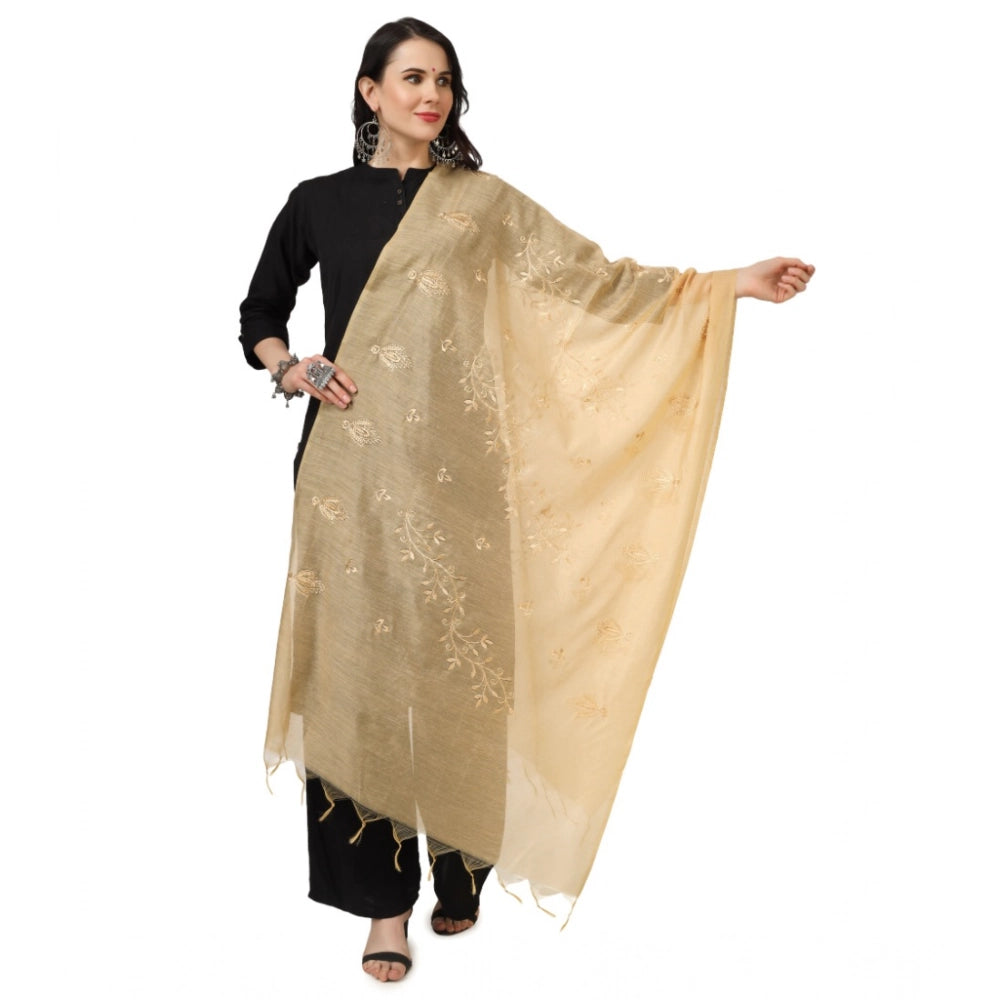 Women's Cotton Embroidered Dupatta · 0780