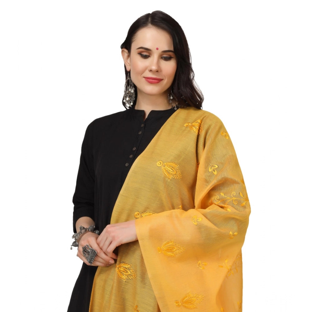 Women's Cotton Embroidered Dupatta · 0779