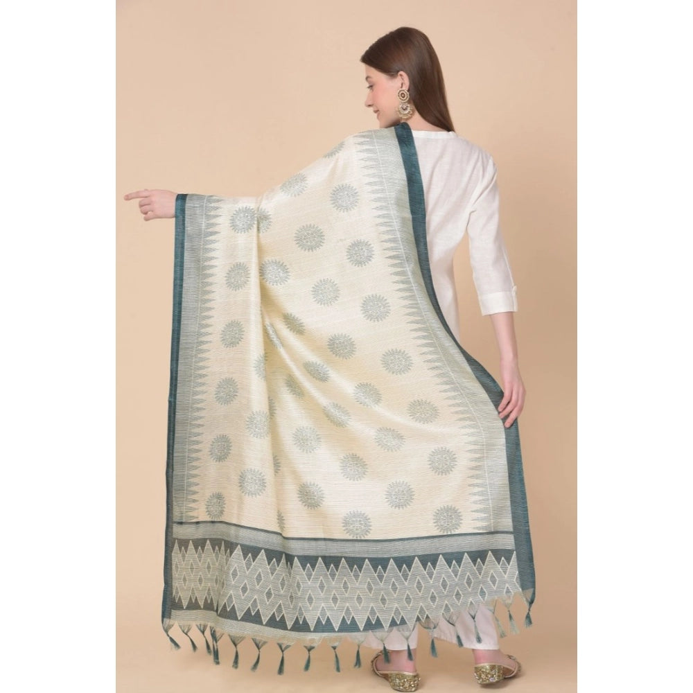 Women's Art Silk Printed Dupatta