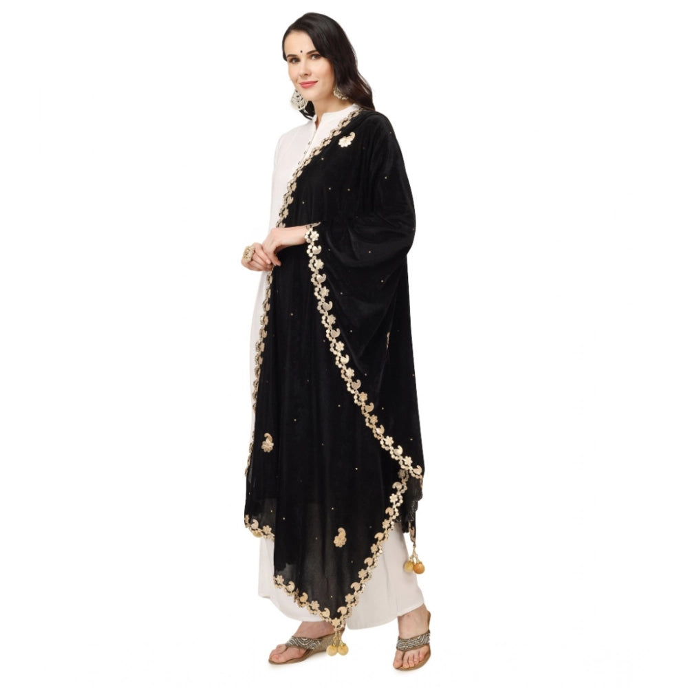Women's Velvet Gotta Patti Dupatta · 0754