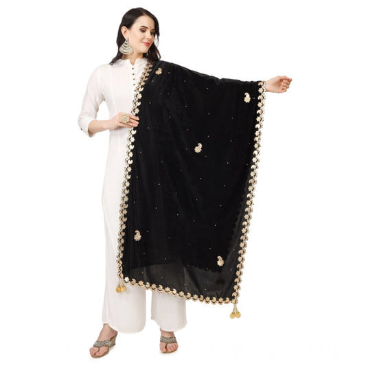 Women's Velvet Gotta Patti Dupatta · 0754