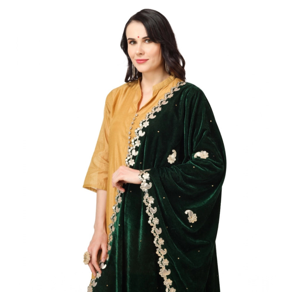 Women's Velvet Gotta Patti Dupatta · 0749