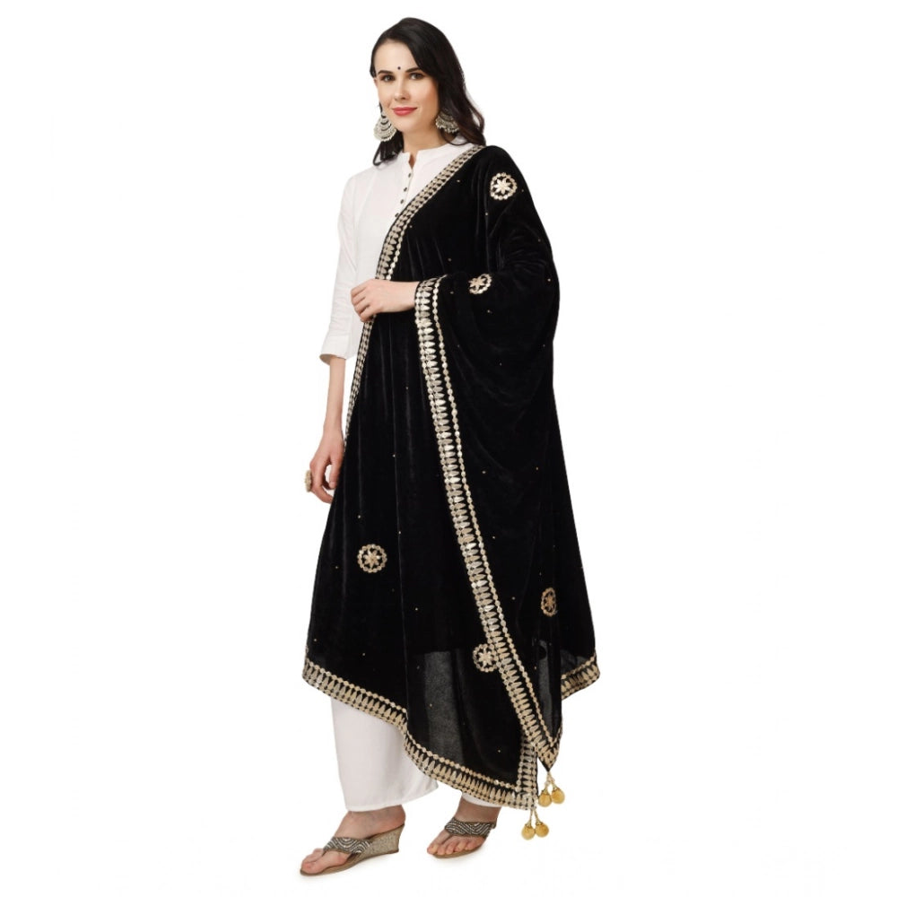 Women's Velvet Gotta Patti Dupatta · 0764