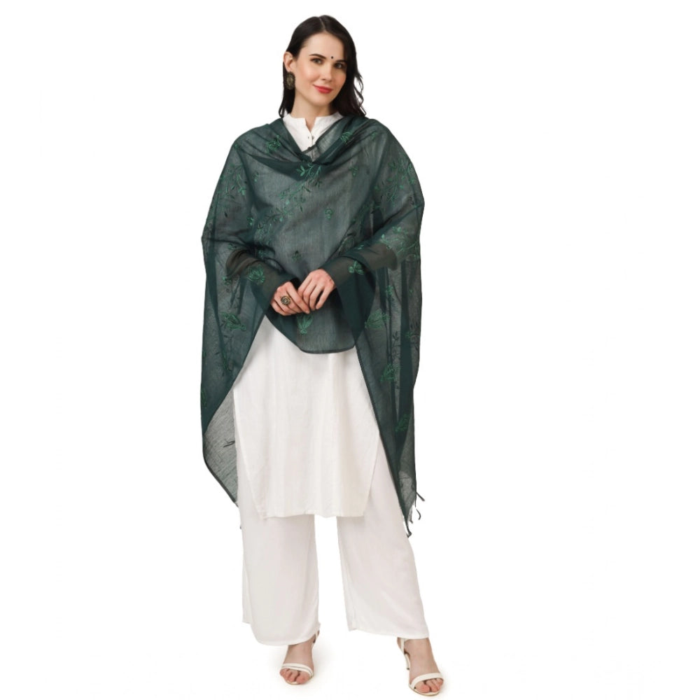 Women's Cotton Embroidered Dupatta · 0771
