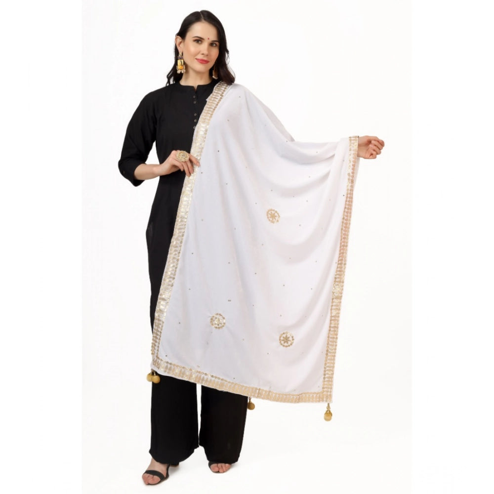 Women's Velvet Gotta Patti Dupatta · 0770