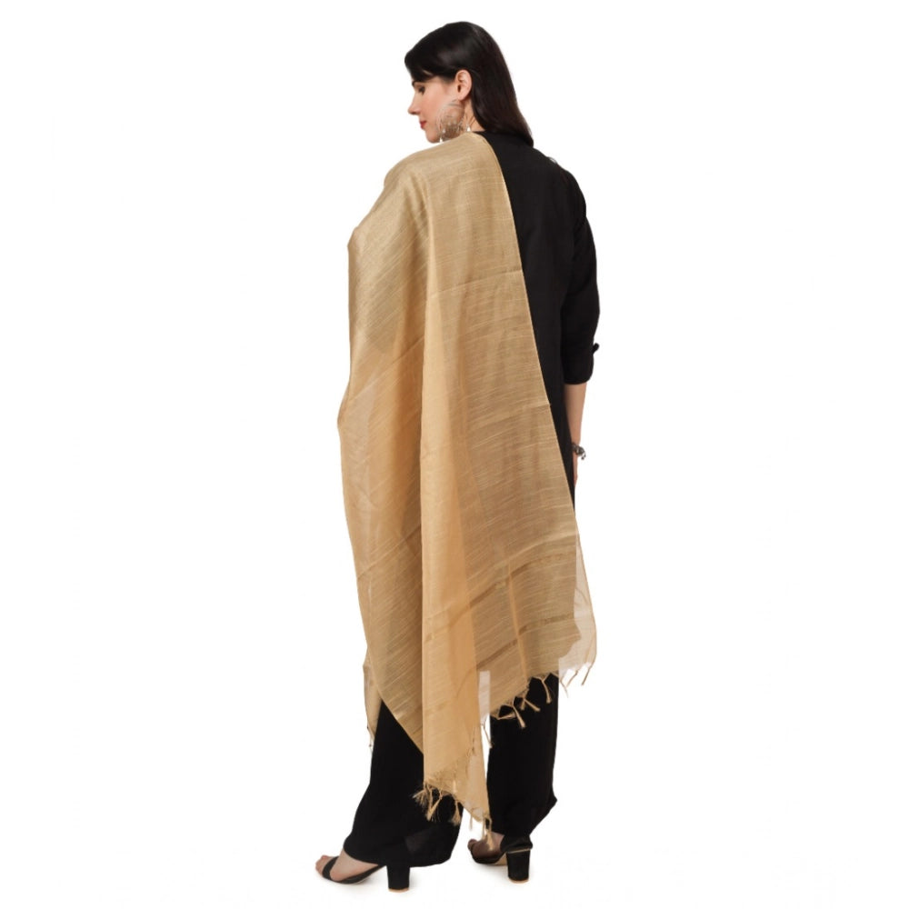 Women's Chanderi Solid Dupatta · 0787