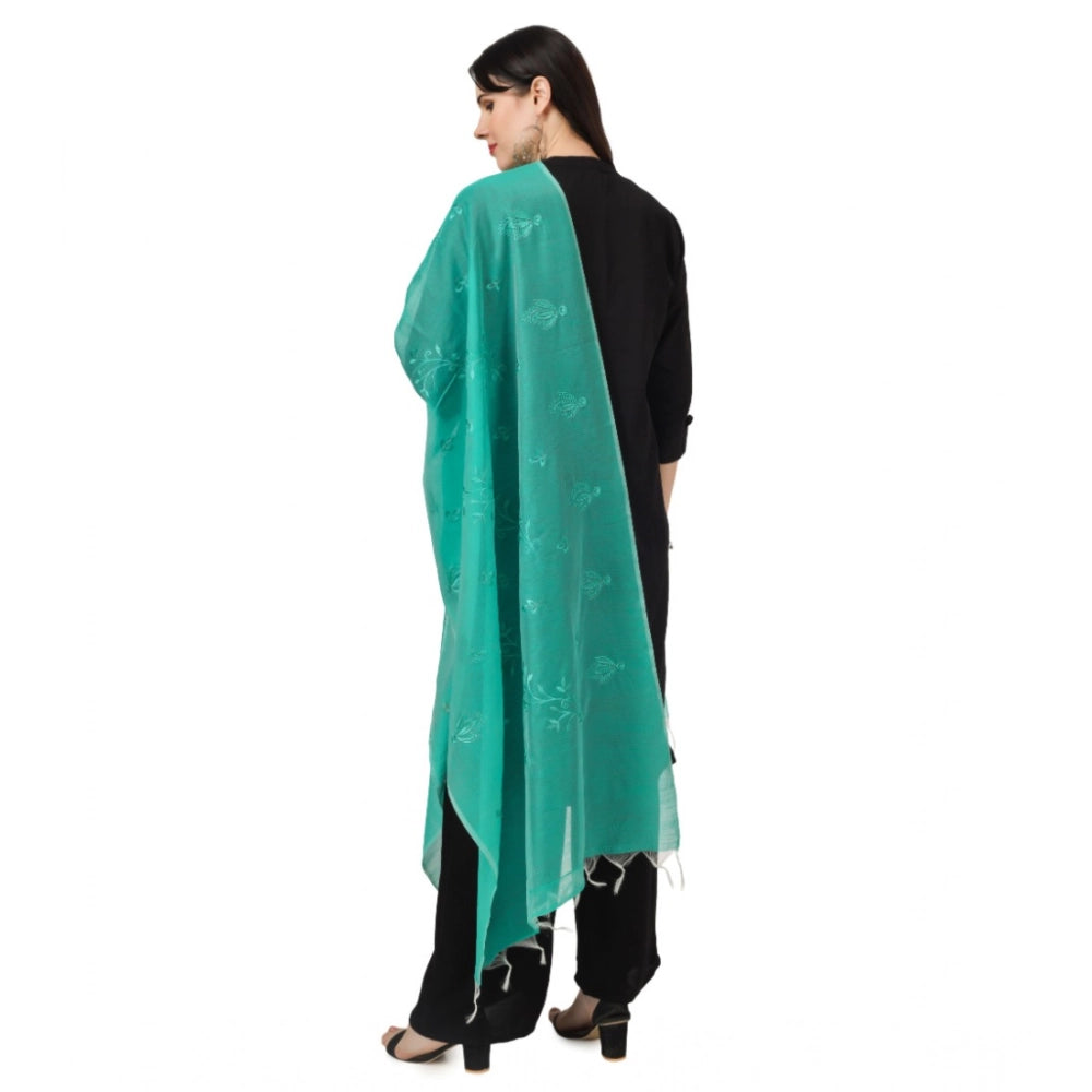 Women's Cotton Embroidered Dupatta · 0781