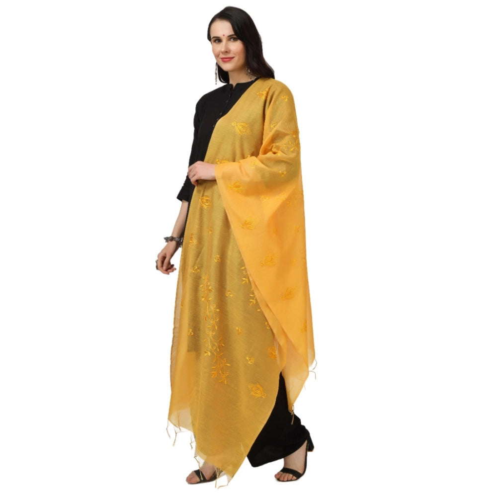 Women's Cotton Embroidered Dupatta · 0779