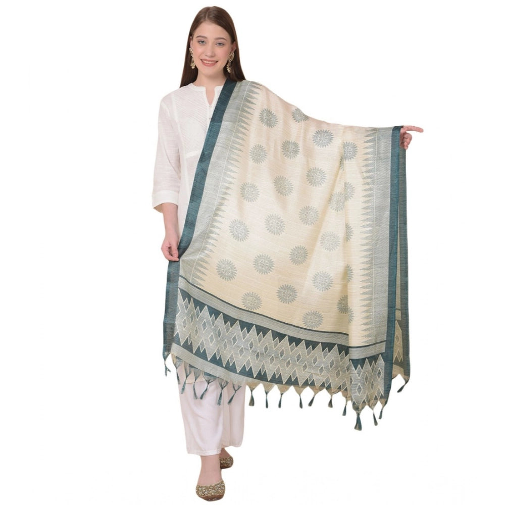 Women's Art Silk Printed Dupatta