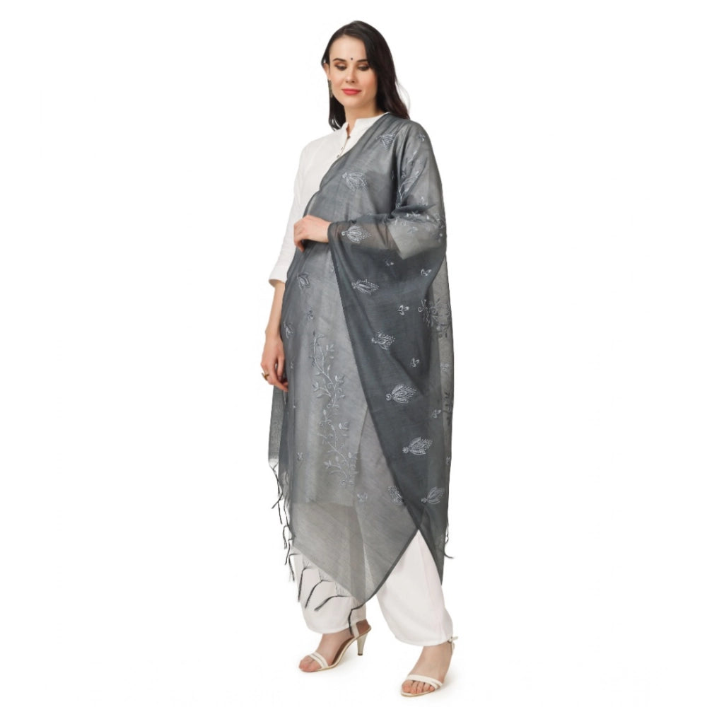 Women's Cotton Embroidered Dupatta · 0775