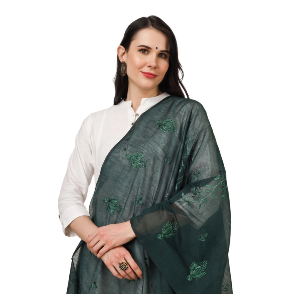 Women's Cotton Embroidered Dupatta · 0771