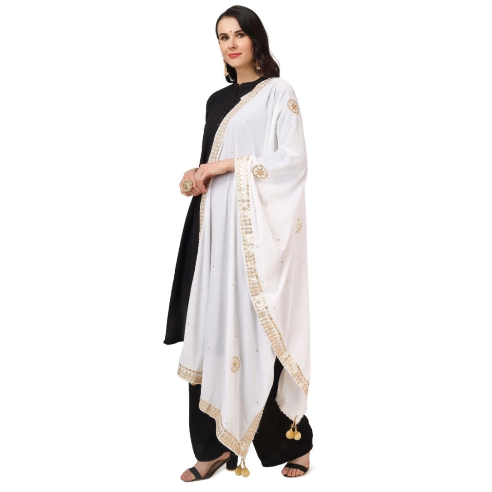 Women's Velvet Gotta Patti Dupatta · 0770